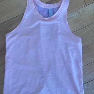 Athleta girl orange and gray tank top large 12